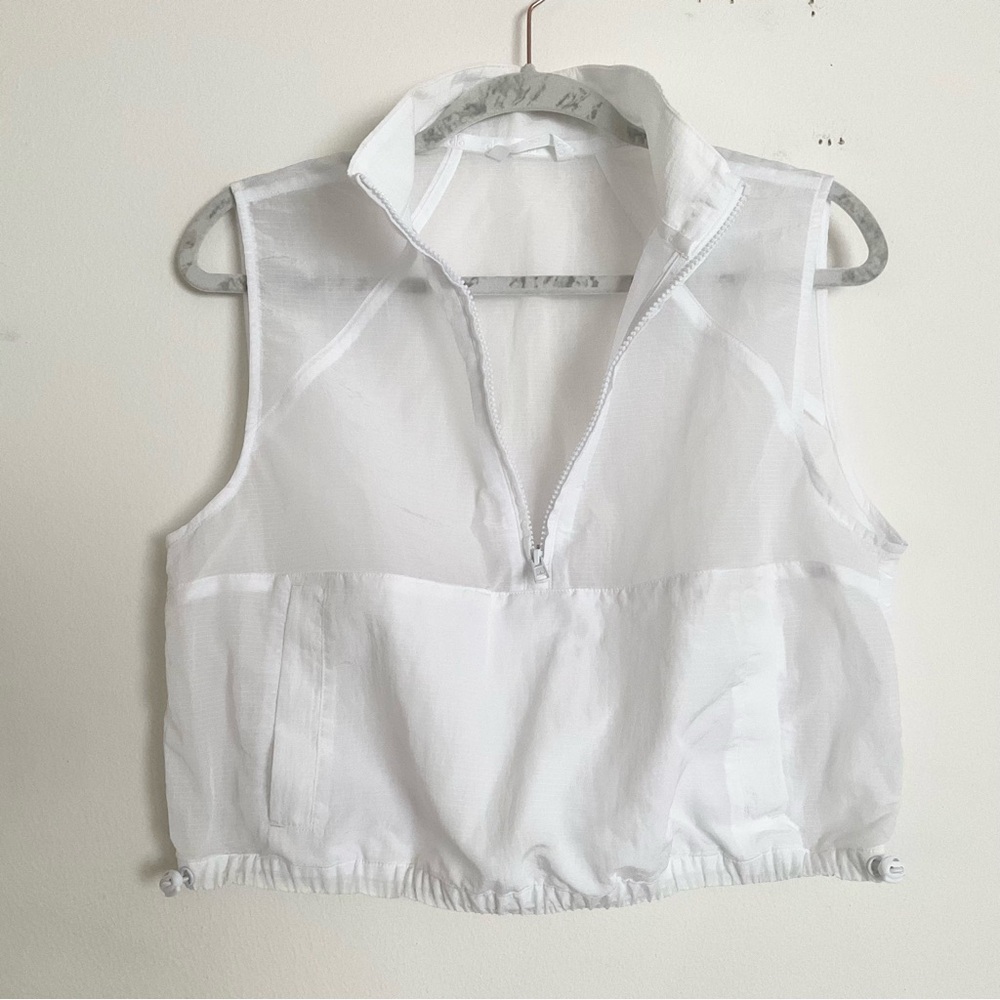 Alo Yoga Ripstop Electric Vest White S - Picture 9 of 12